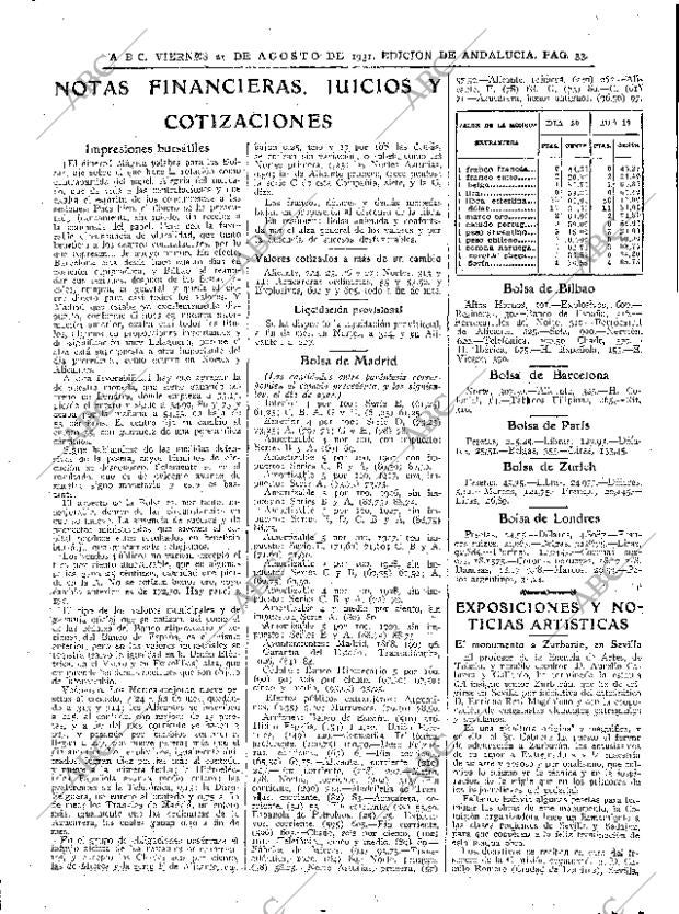ABC SEVILLA 21-08-1931 página 33