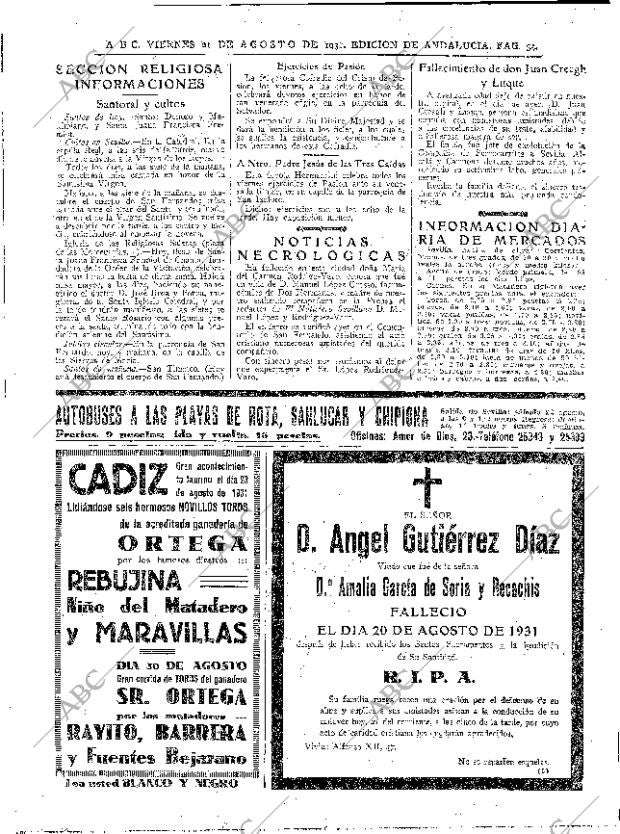 ABC SEVILLA 21-08-1931 página 34