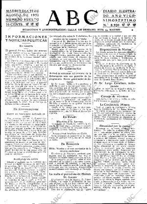 ABC MADRID 22-08-1931 página 17