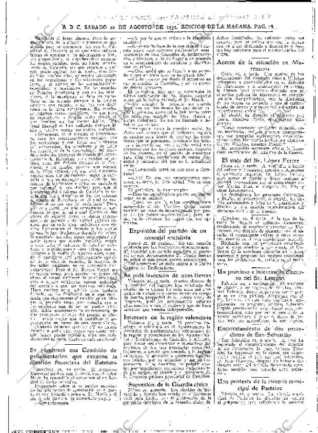 ABC MADRID 22-08-1931 página 18