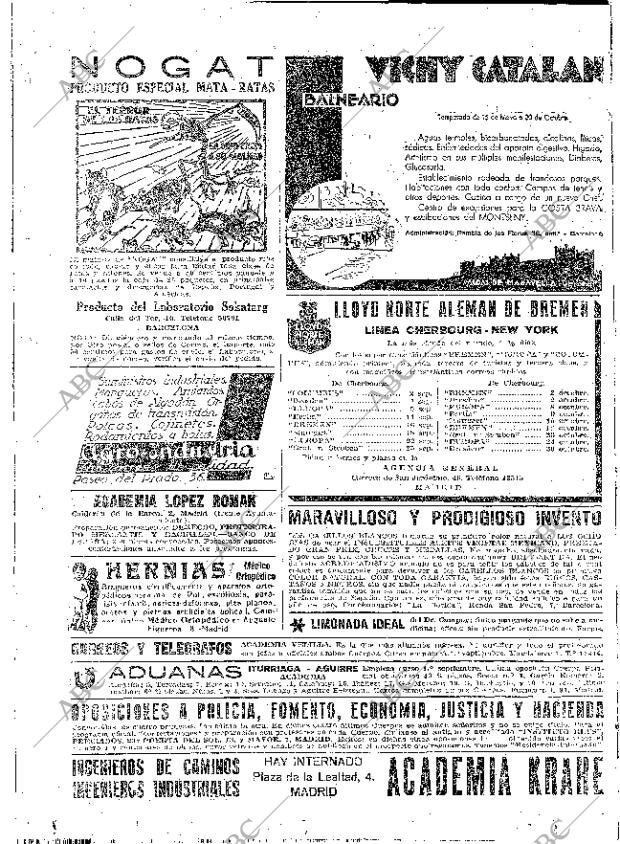 ABC MADRID 22-08-1931 página 2