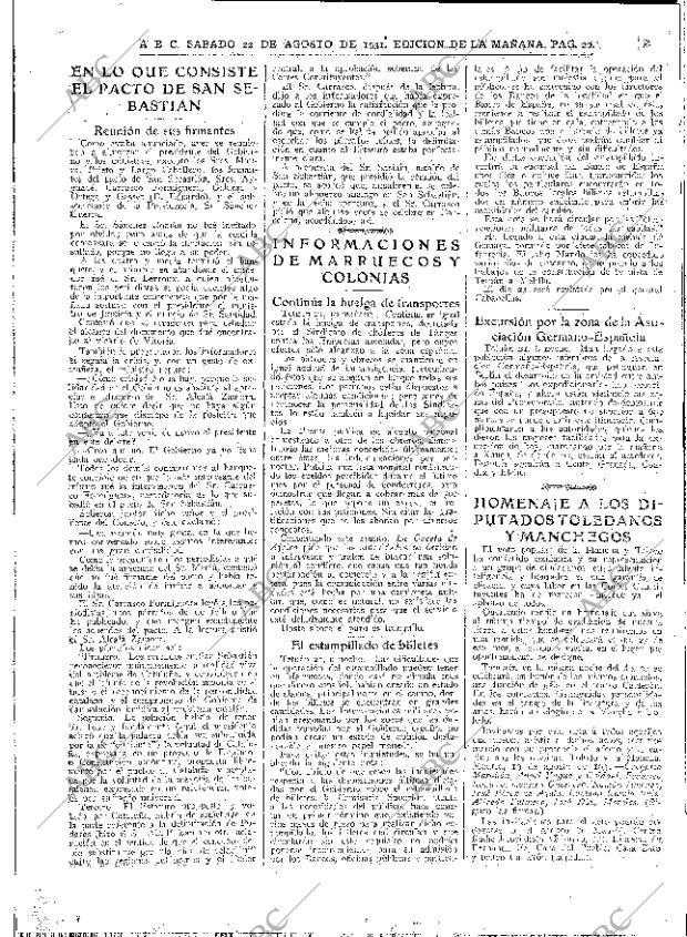 ABC MADRID 22-08-1931 página 20