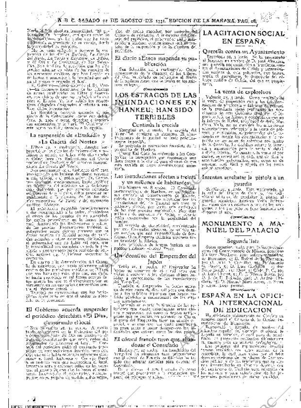 ABC MADRID 22-08-1931 página 28