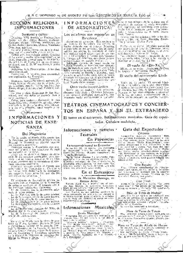 ABC MADRID 23-08-1931 página 29