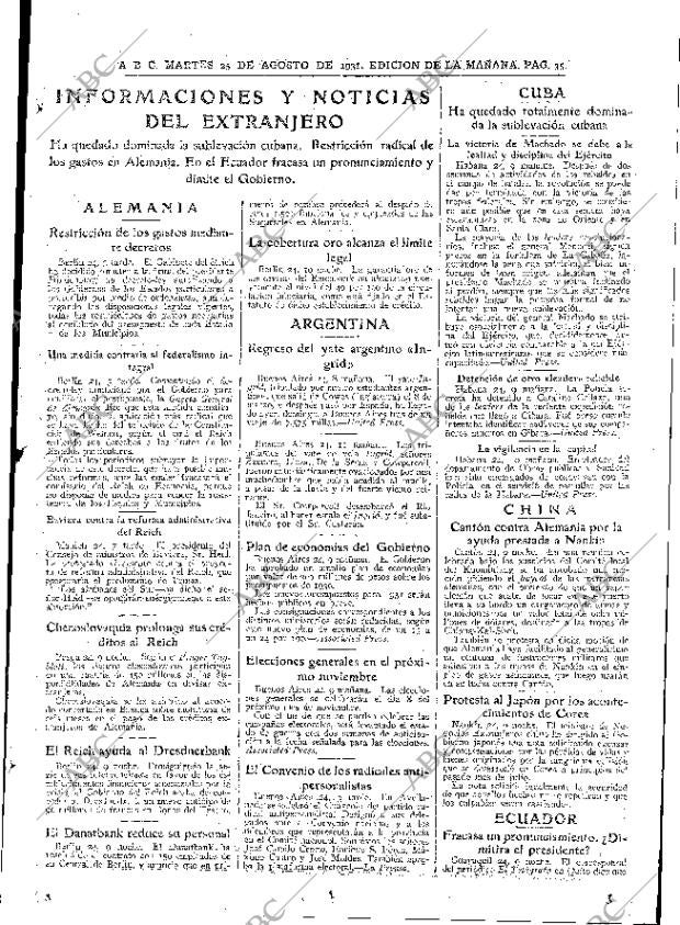 ABC MADRID 25-08-1931 página 35