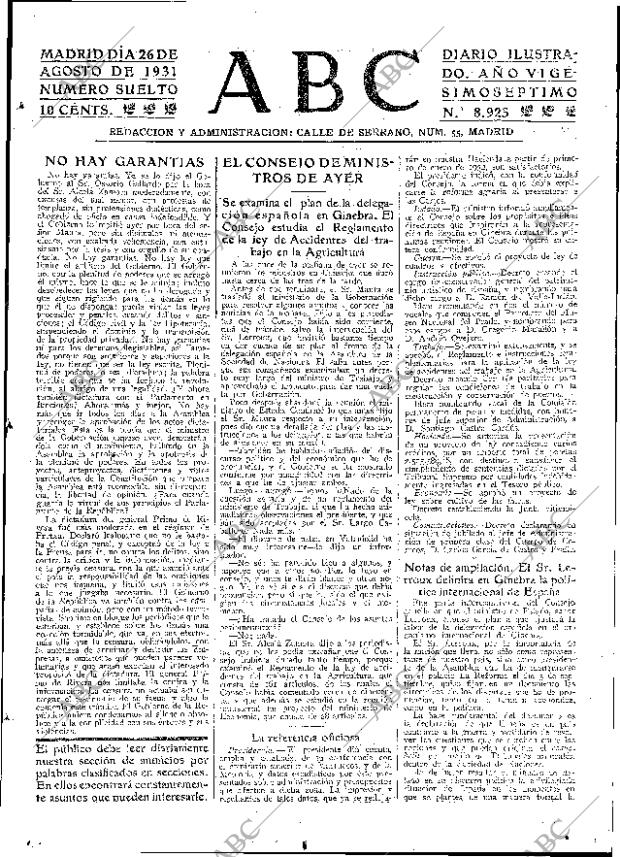 ABC MADRID 26-08-1931 página 17