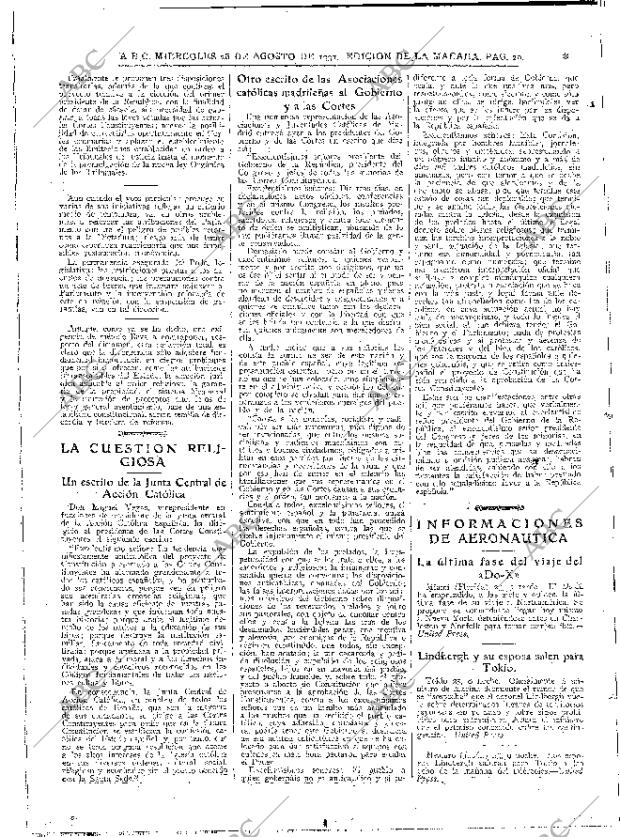 ABC MADRID 26-08-1931 página 20