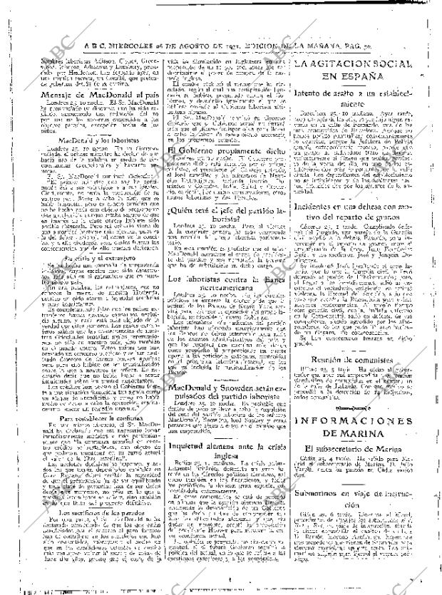 ABC MADRID 26-08-1931 página 30