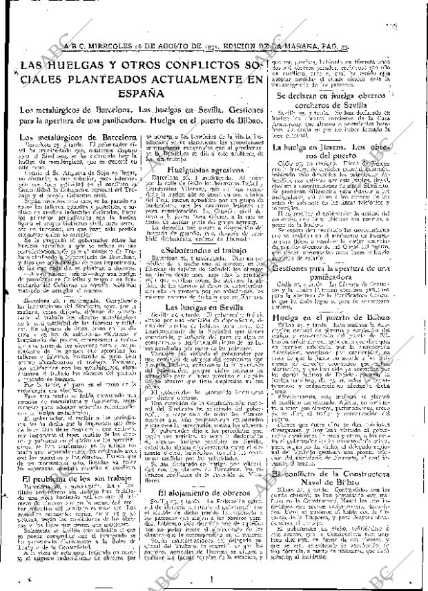 ABC MADRID 26-08-1931 página 33