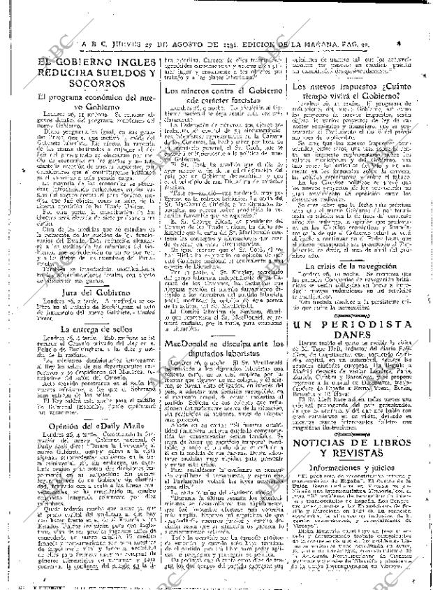 ABC MADRID 27-08-1931 página 22