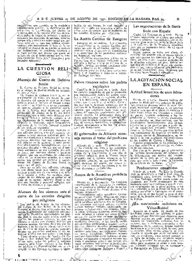 ABC MADRID 27-08-1931 página 34