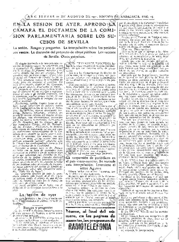 ABC SEVILLA 27-08-1931 página 19