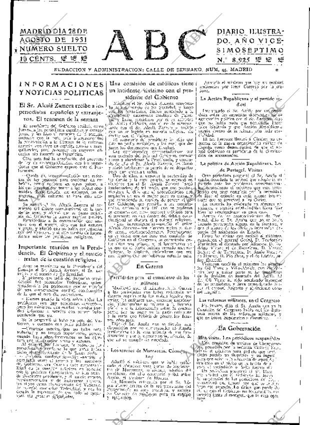 ABC MADRID 28-08-1931 página 17