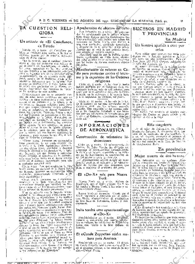 ABC MADRID 28-08-1931 página 40