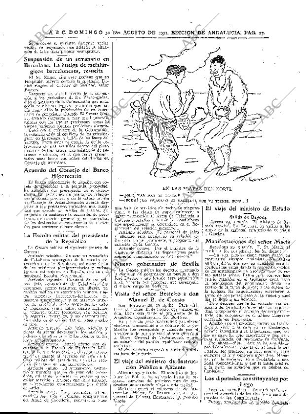 ABC SEVILLA 30-08-1931 página 27