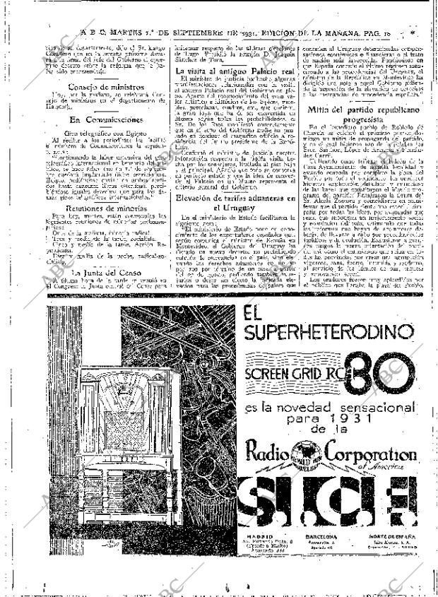 ABC MADRID 01-09-1931 página 18