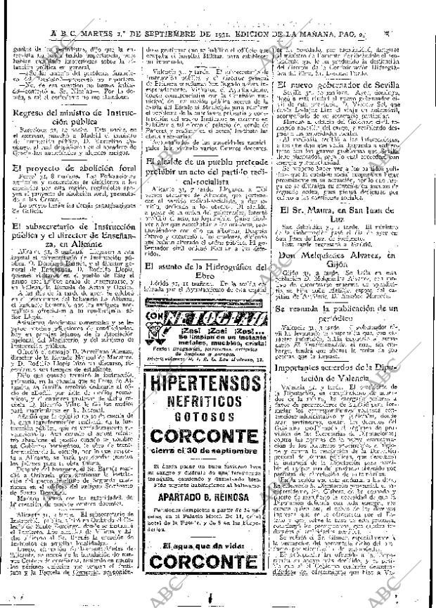 ABC MADRID 01-09-1931 página 21