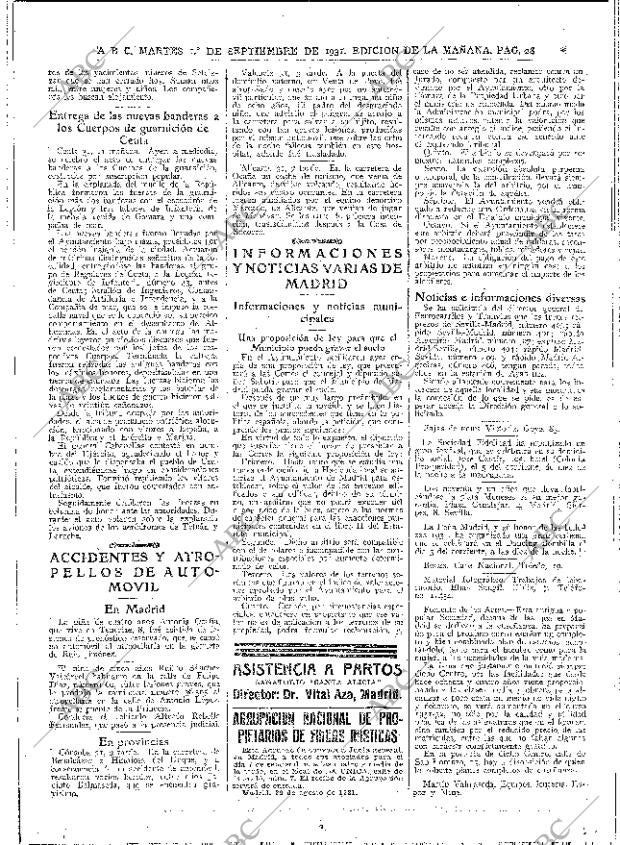 ABC MADRID 01-09-1931 página 28