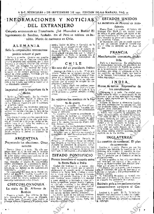 ABC MADRID 02-09-1931 página 31