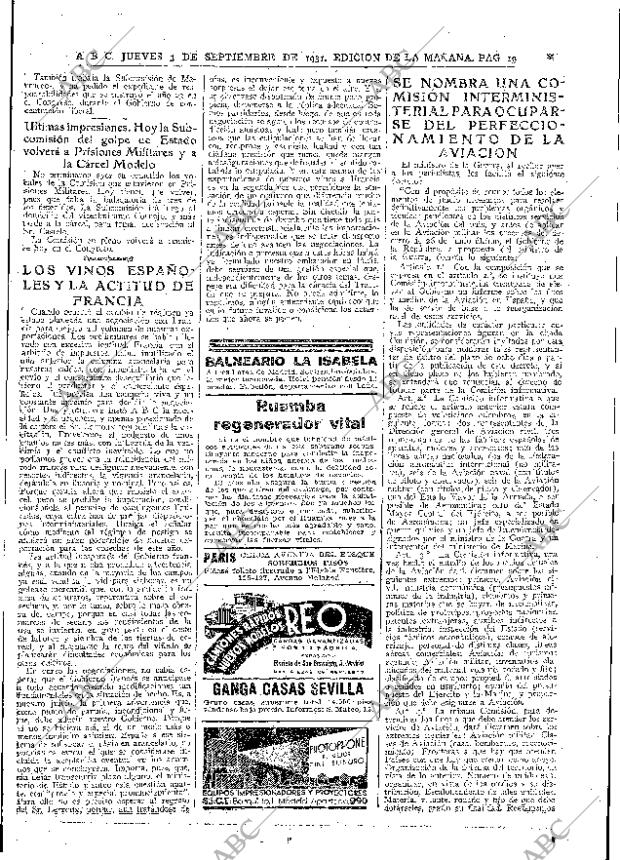 ABC MADRID 03-09-1931 página 19