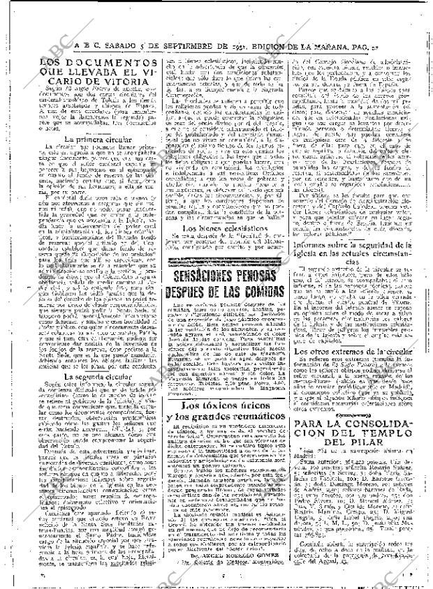 ABC MADRID 05-09-1931 página 22