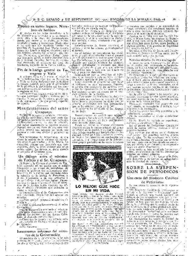 ABC MADRID 05-09-1931 página 28