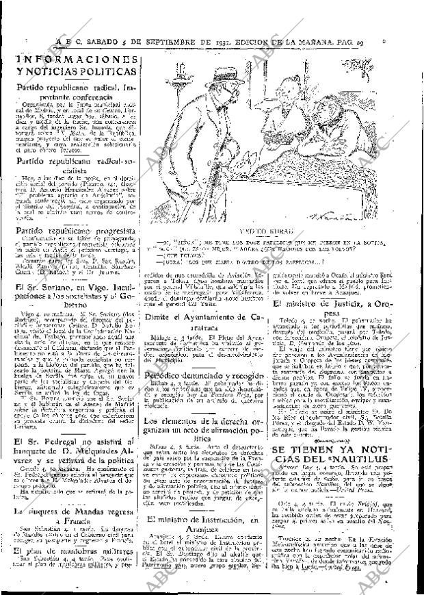 ABC MADRID 05-09-1931 página 29