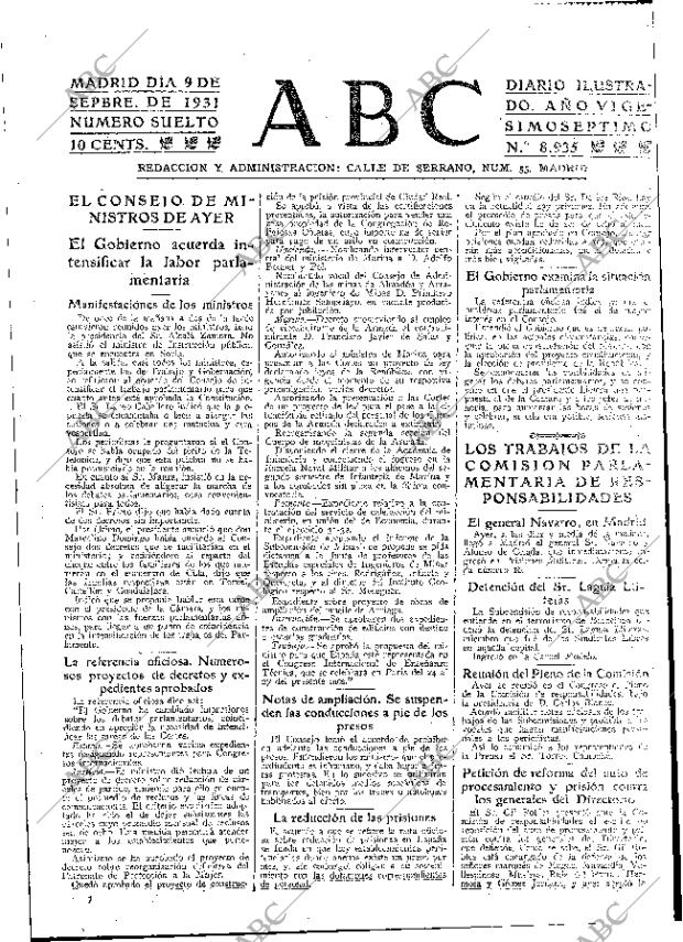 ABC MADRID 09-09-1931 página 17