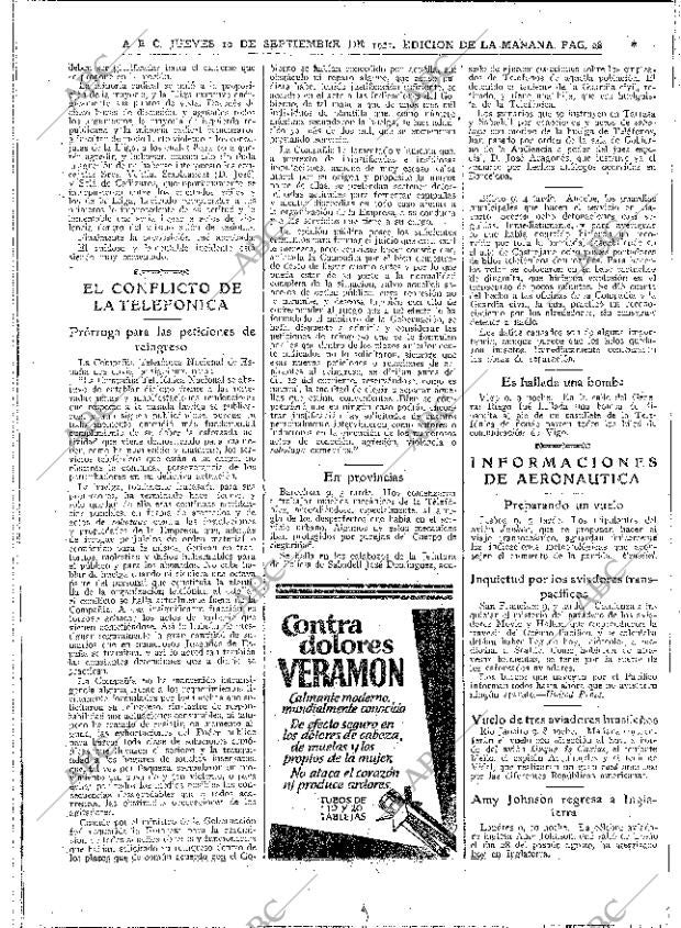 ABC MADRID 10-09-1931 página 28