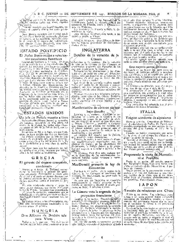 ABC MADRID 10-09-1931 página 36