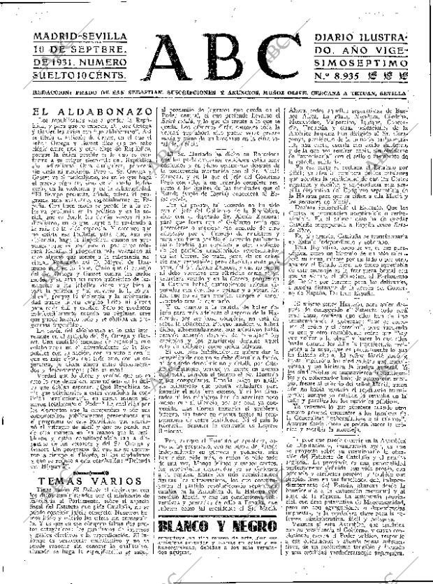 ABC SEVILLA 10-09-1931 página 17