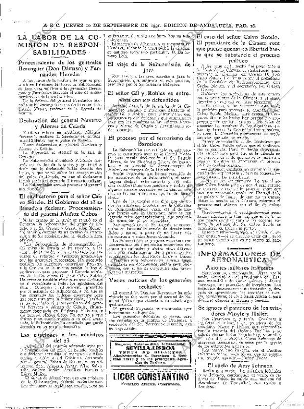 ABC SEVILLA 10-09-1931 página 18