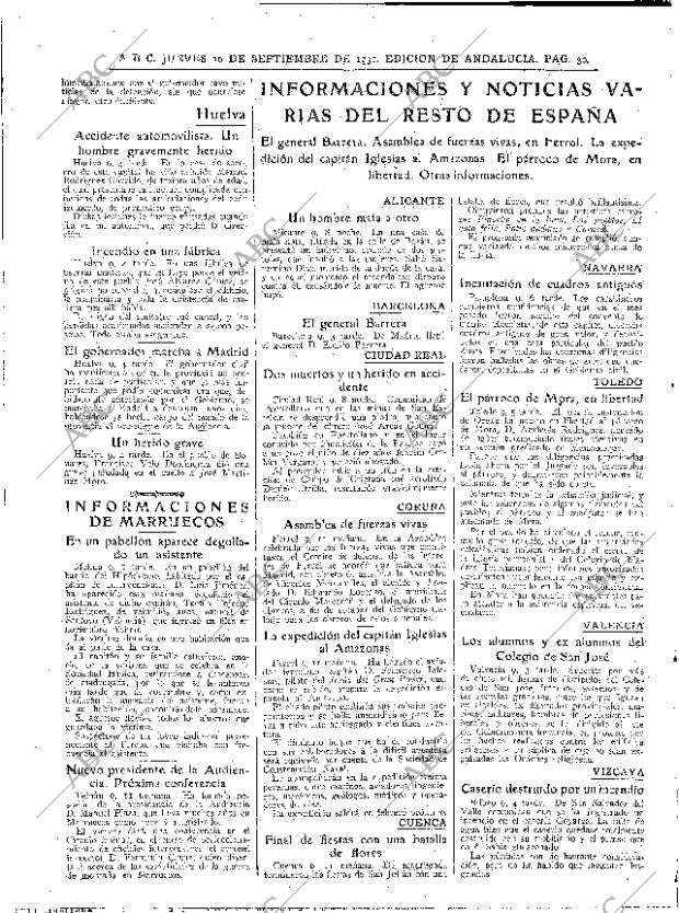 ABC SEVILLA 10-09-1931 página 30
