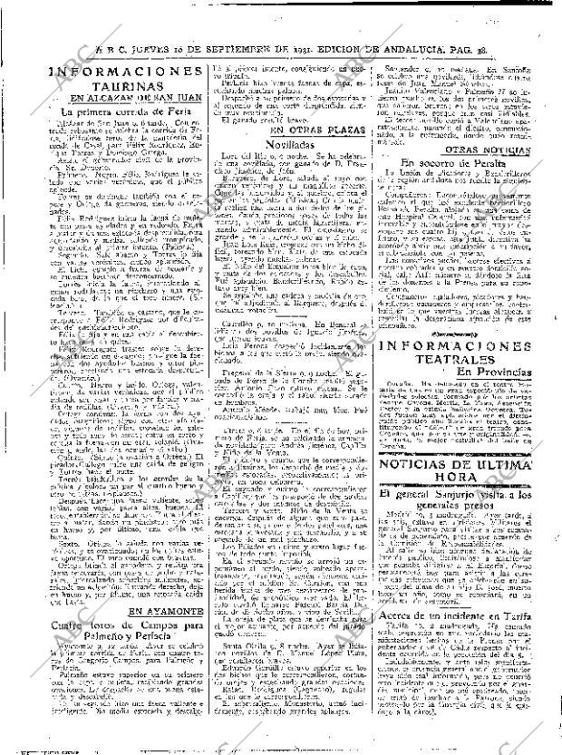 ABC SEVILLA 10-09-1931 página 38