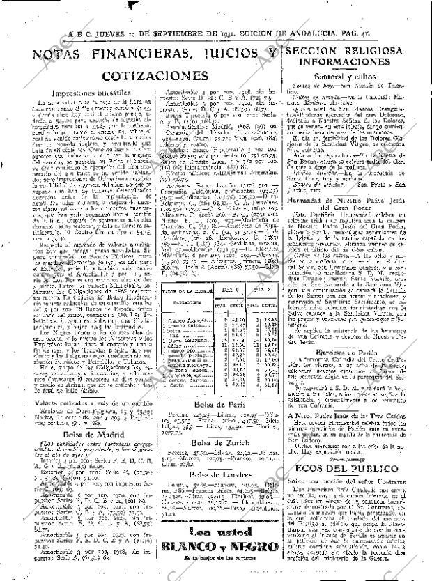 ABC SEVILLA 10-09-1931 página 41