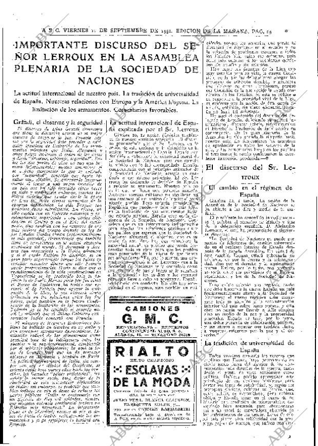 ABC MADRID 11-09-1931 página 25