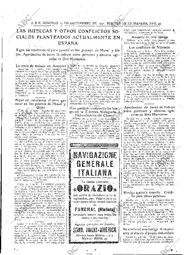 ABC MADRID 13-09-1931 página 43
