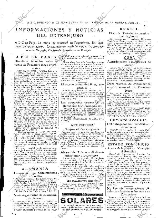 ABC MADRID 13-09-1931 página 45