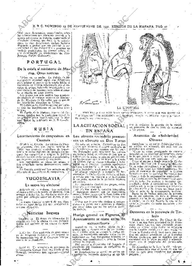 ABC MADRID 13-09-1931 página 47