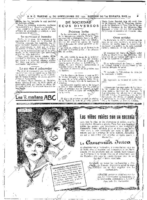 ABC MADRID 15-09-1931 página 24