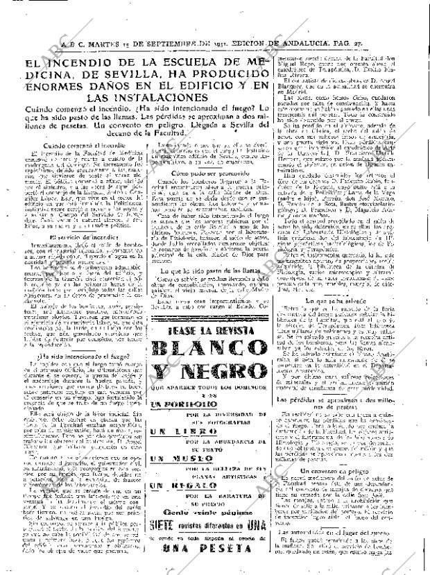 ABC SEVILLA 15-09-1931 página 27