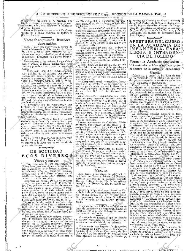 ABC MADRID 16-09-1931 página 18