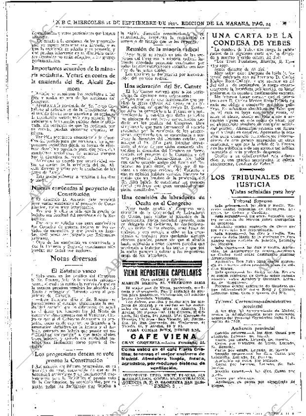 ABC MADRID 16-09-1931 página 24