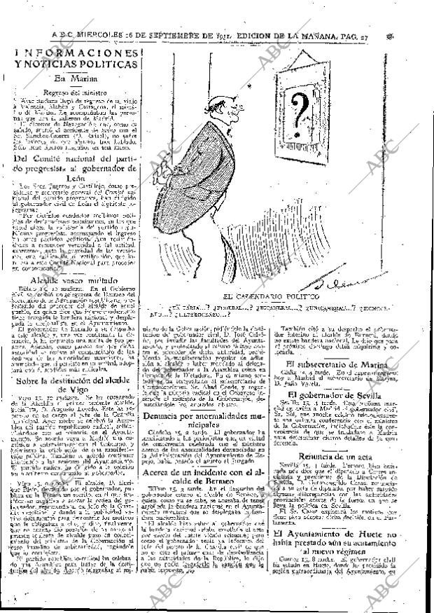 ABC MADRID 16-09-1931 página 27