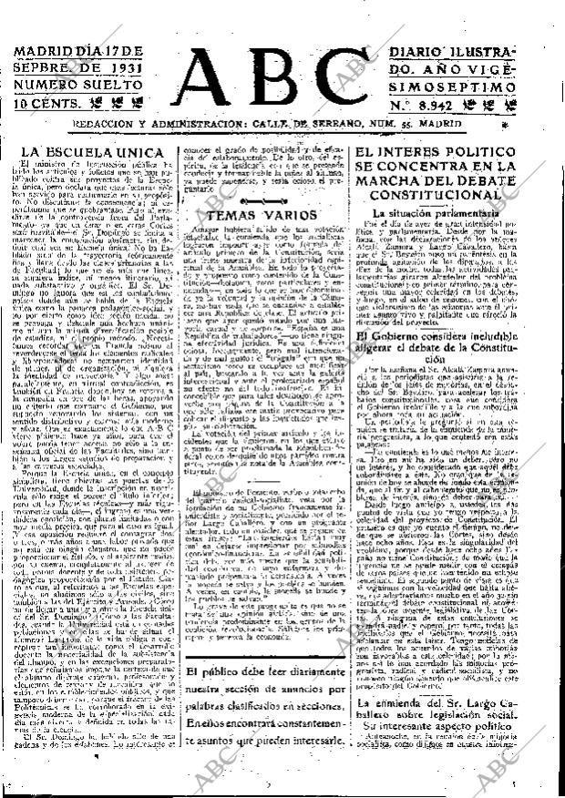ABC MADRID 17-09-1931 página 17