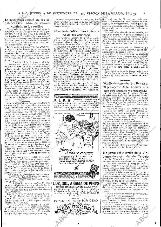 ABC MADRID 17-09-1931 página 19