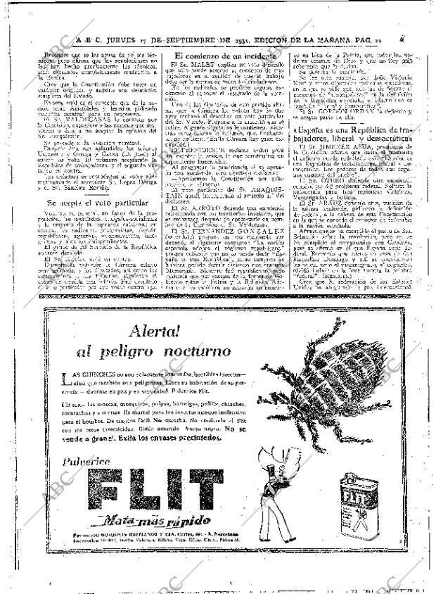 ABC MADRID 17-09-1931 página 22
