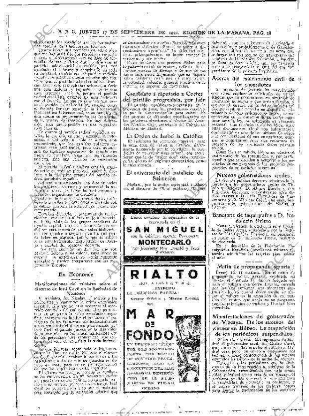 ABC MADRID 17-09-1931 página 28