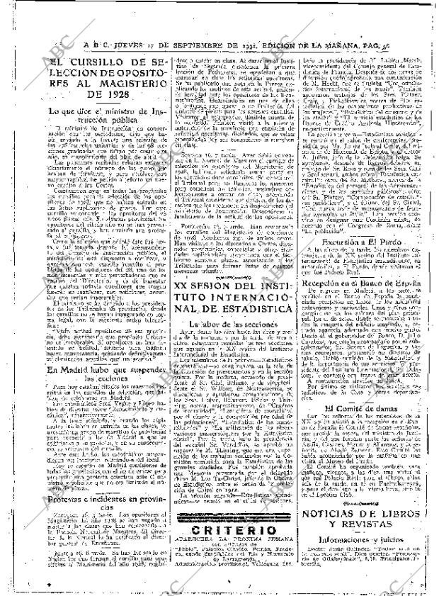 ABC MADRID 17-09-1931 página 36