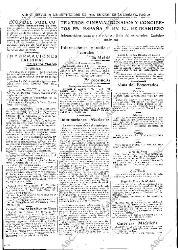 ABC MADRID 17-09-1931 página 45